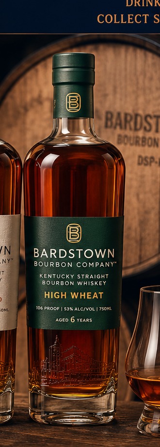 Bardstown Bourbon Company High Wheat bottle, one of three in the Issue No. 003 lineup